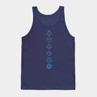 RPG Dice Water Wizard Tank Top